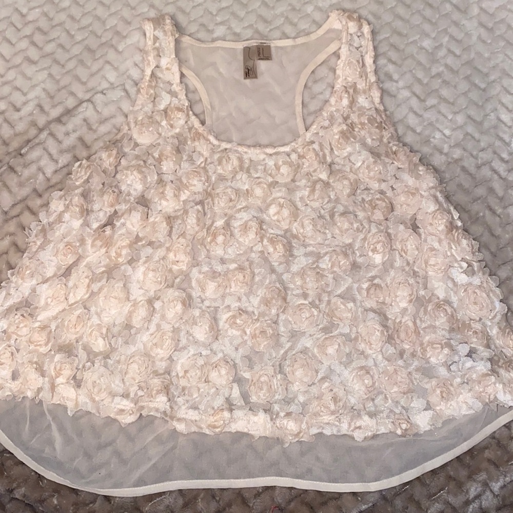 Sheer tank top